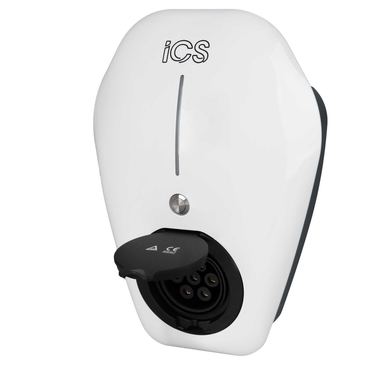 ICS 7kW AC Intelligent EV Charger with 32A Type 2 Socket White (ICSH7DW