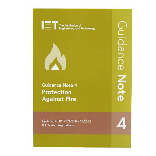IET Guidance Note 4: Protection Against Fire 9th Edition