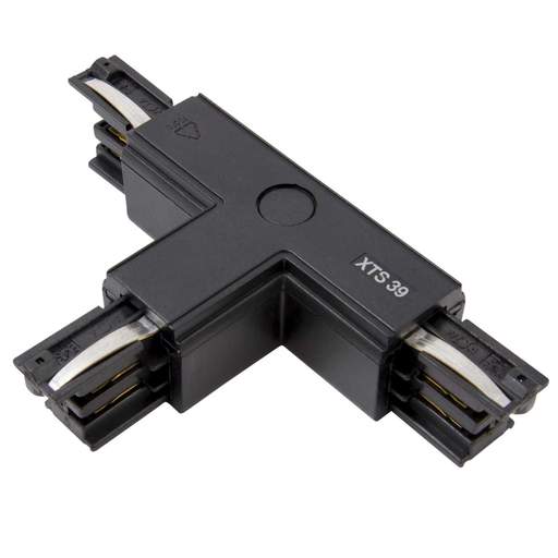Illuma T Connector Black for 3 Circuit Track Left B