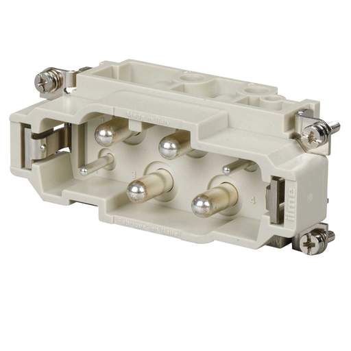 Ilme 4 + 2 Pole + E [80A + 16A] Male Insert Screw Terminal Connection