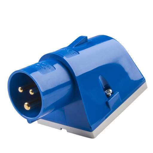 Ilme 16A 2P+E 230V Wall Mounted Appliance Inlet IP44