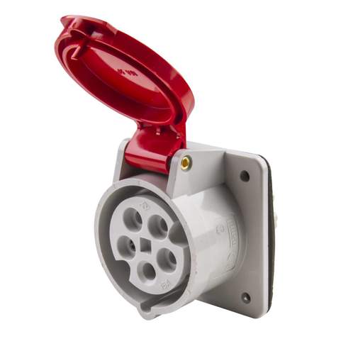 Ilme 16A 3 Pin + Neutral + Earth 415V Panel MountedSocket IP44