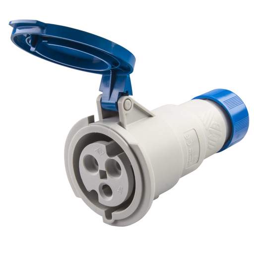 Ilme 32A 2 Pin + Earth 230V Coupler IP44