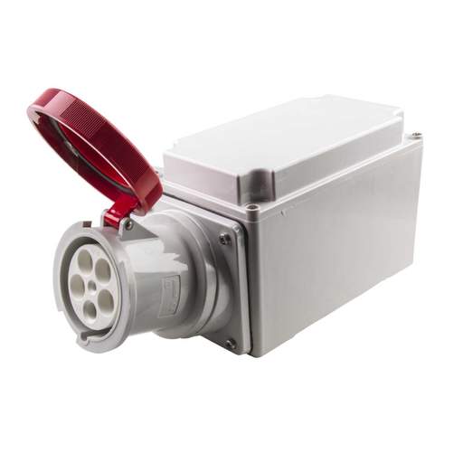 Ilme 125A 3P+N+E 415V Wall Mounted Socket IP67