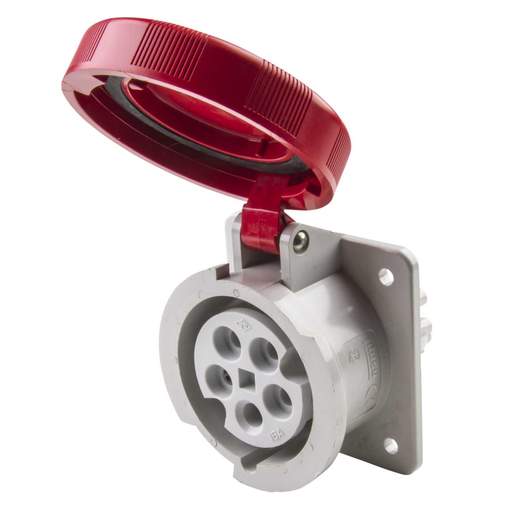 Ilme 16A 3P+N+E 415V  Panel Mounted Socket IP67