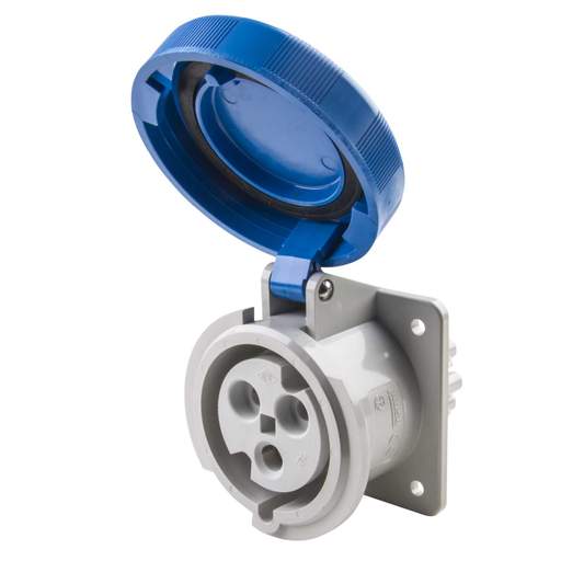 Ilme 32A 2P+E 230V Panel Mounted Socket IP67
