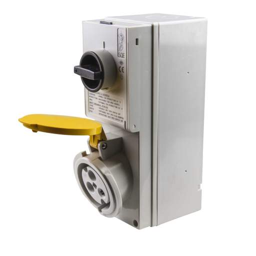 Ilme 32A 2P+E 110V Interlocked Socket IP44