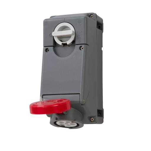 Ilme 16A 3 Pole +Neutral+Earth 415V Interlocked Switched Socket IP67