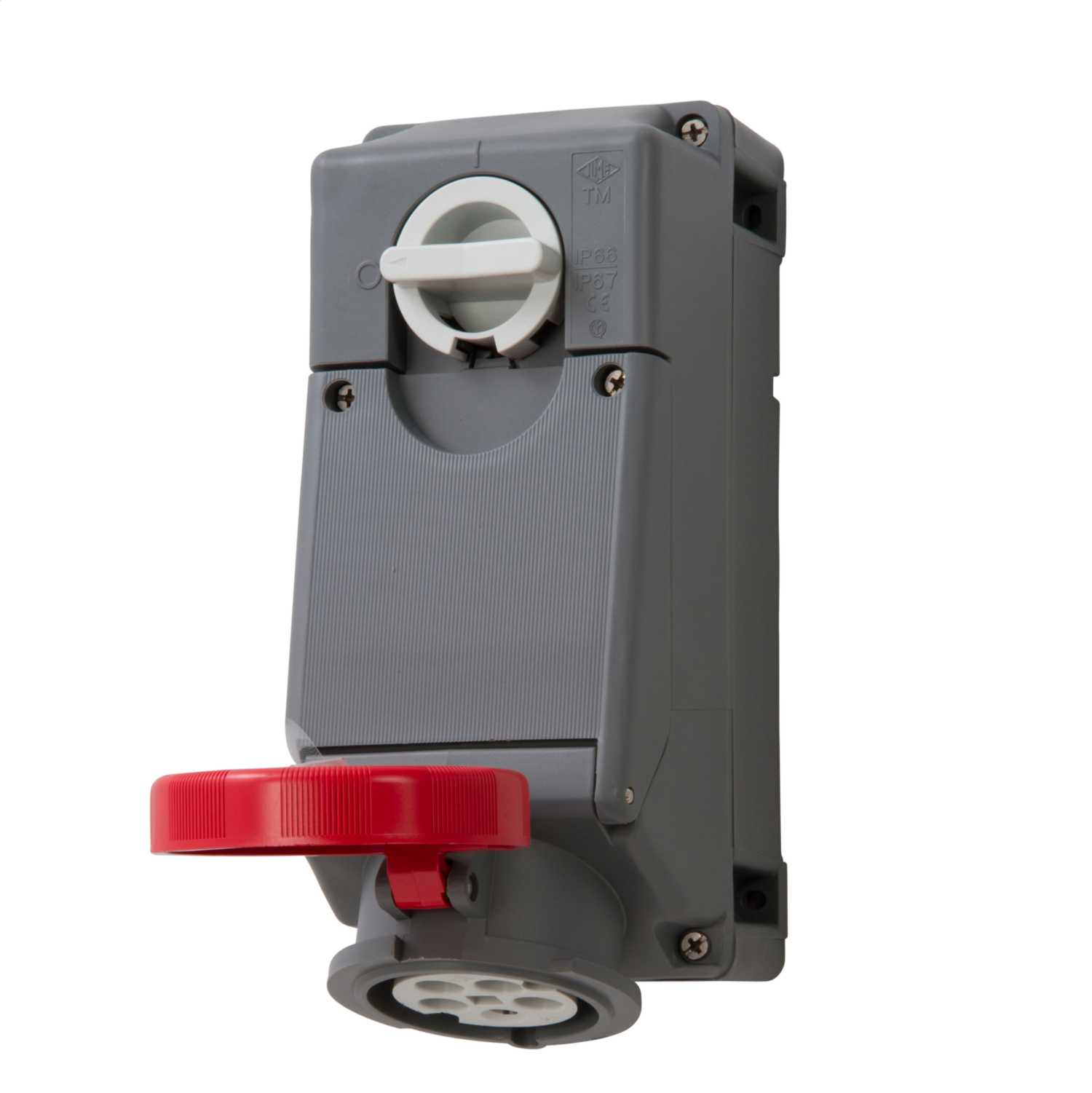 ttt32 Ilme 32A 3P+N+E 415V Compact Interlocked Switched Socket IP67
