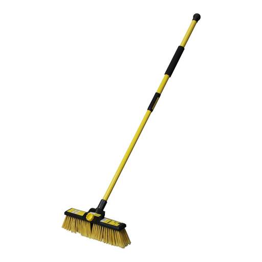 Bulldozer 14" Heavy Duty Broom and Handle