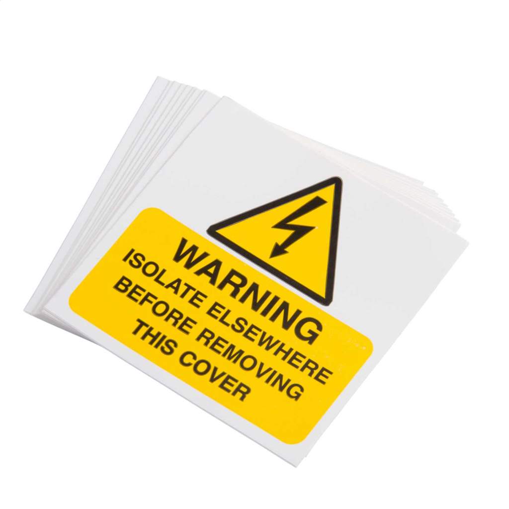 Isolate Warning Sign Spice Isolation Signs
