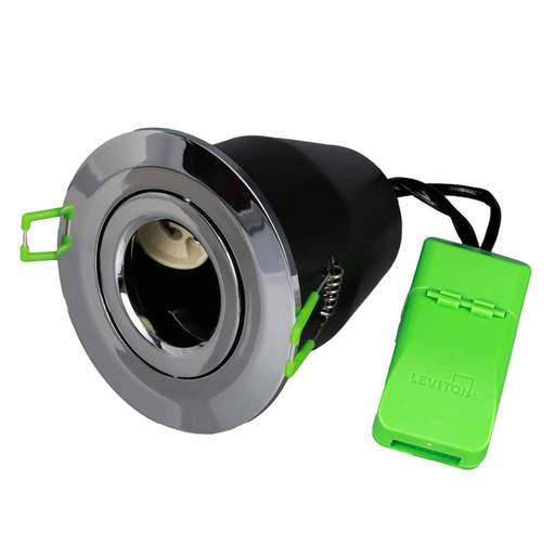 JCC Fireguard Next Generation GU10 Fire Rated Tilt Downlight Chrome