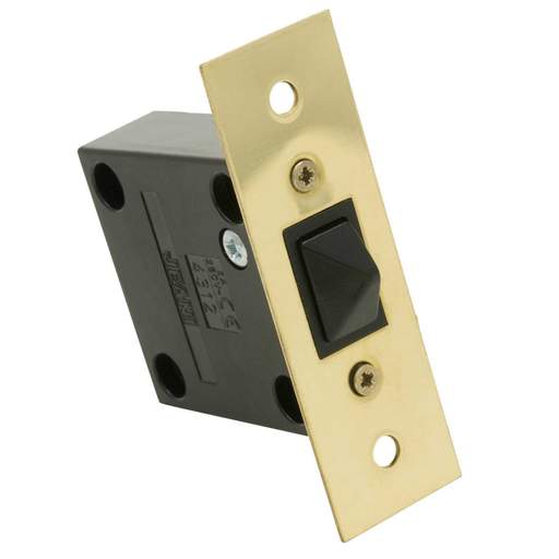 Jeani 2A Flush Mounted Push to Break Door Switch Brass (Sold in 1's)