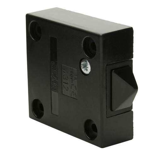 Jeani 2A Surface Mounted Push to Make Door Switch Black (Sold in 1's)