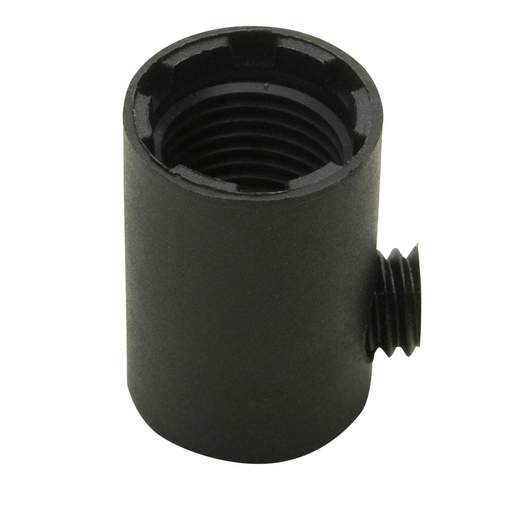 Jeani 10mm Female Thread Grub Screw Cord Grip Black (Pack of 100)