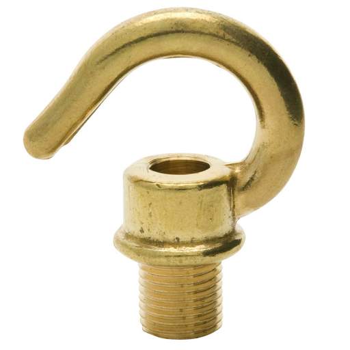 Jeani 10mm Male Thread Lamp Hook Brass (Sold in 1's)