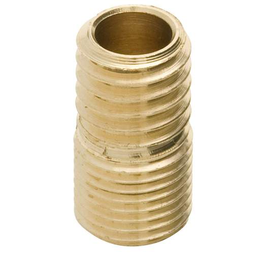 Jeani 10mm x 7/16Inch Wood Nipple Brass (Sold in 1's)