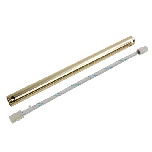 Westinghouse Lighting 18 Inch Ceiling Fan Drop Down Rod Polished Brass