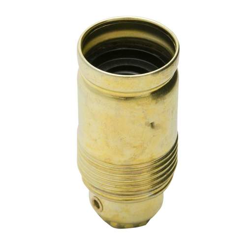 Jeani Small Edison Screw SES-E14 10mm Entry Lamp Holder Brass (Sold in 1's)