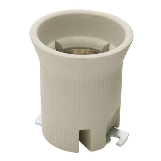 Jeani Giant Edison Screw GES-E40 Ceramic Lamp Holder With Bracket Screw Terminals (Sold in 1's)