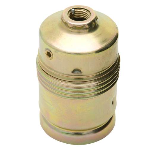 Jeani Edison Screw ES-E27 10mm Entry Lampholder Brass (Sold in 1's)