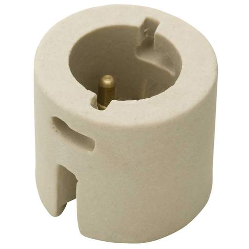 Jeani Bayonet Cap BC-B22 Porcelain Screw Terminal Lampholder White (Sold in 1's)