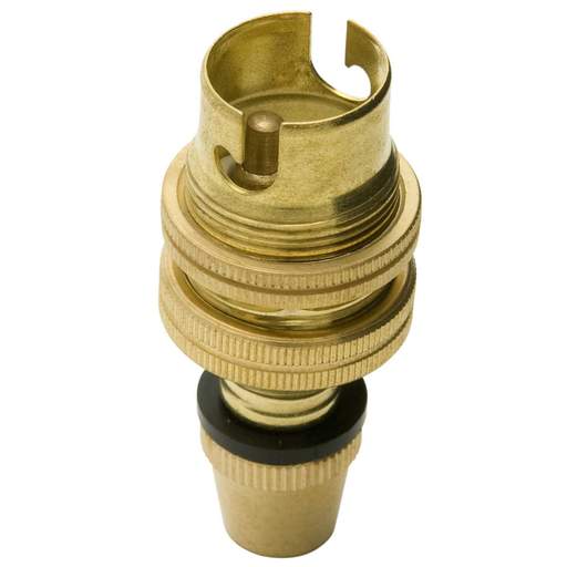 Jeani Small Bayonet Cap SBC-B15 Brass Cord Grip Shaded Lampholder Brass (Sold in 1's)