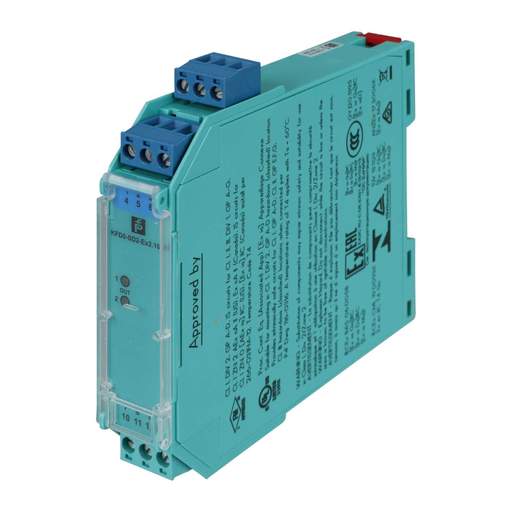 Pepperl & Fuchs 24V DC 2 Channel Ex Solenoid Driver