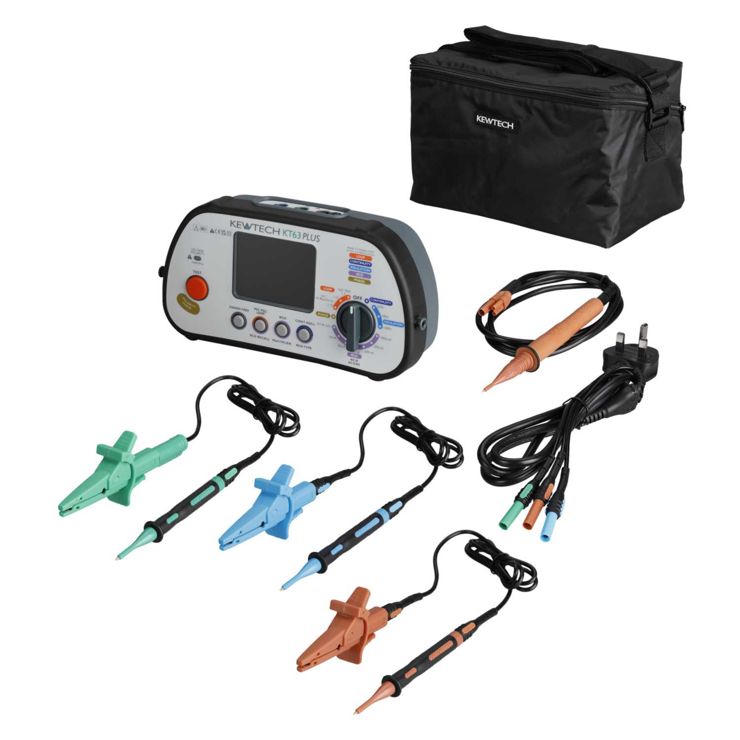 Kewtech 6in1 Multifunction Installation Tester (KT63PLUS) CEF