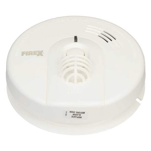Kidde Heat Alarm 230v Mains with Alkaline Battery Back Up and Hush Button White