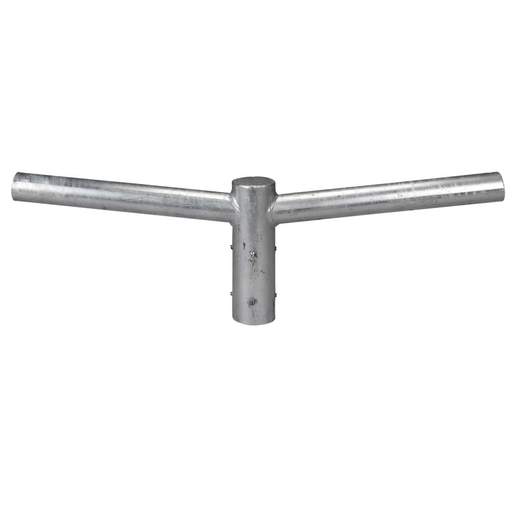 Kingfisher Lighting Twin Outreach 500mm Bracket for 76mm Column