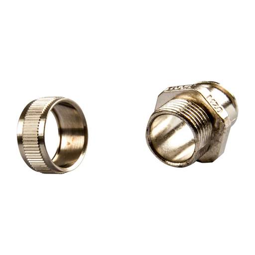 Kopex 20mm Fixed Straight Flexible Conduit Gland (Sold in 1's)