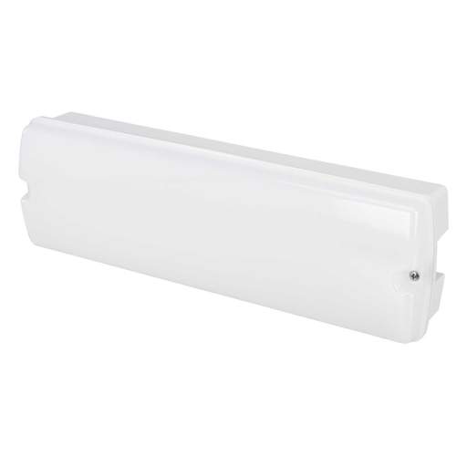 Robus Eblana 4.3W LED Emergency Bulkhead with Opal Diffuser IP65