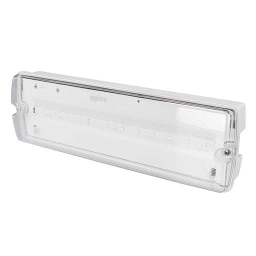 Robus Eblana 4.3W LED Emergency Bulkhead with Prismatic Diffuser IP65