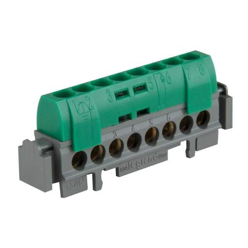 Legrand Fully Shrouded Earth Terminal Blocks Providing Finger Protection IP2X