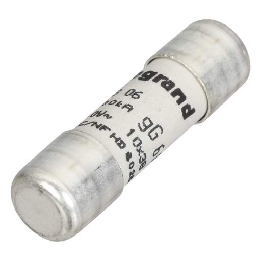 Legrand 6A 10mm x 38mm gG HRC Fuse (Sold Individually)