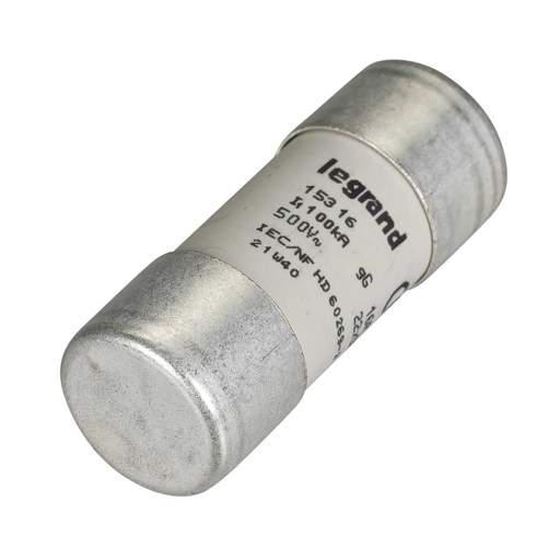 Legrand 16A 22mm x 58mm gG HRC Fuse (Sold in 1's)