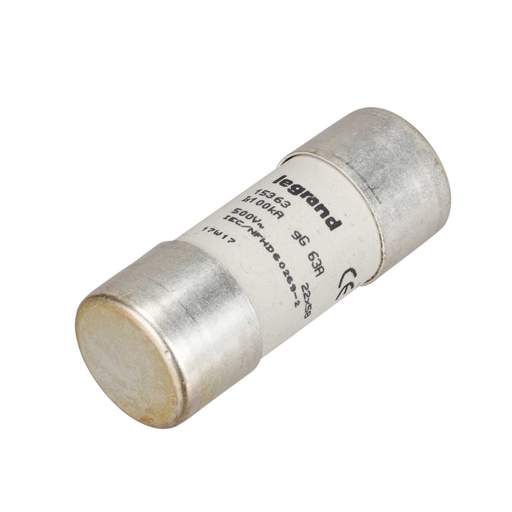 Legrand 63A 22mm x 58mm gG HRC Fuse (Sold in 1's)