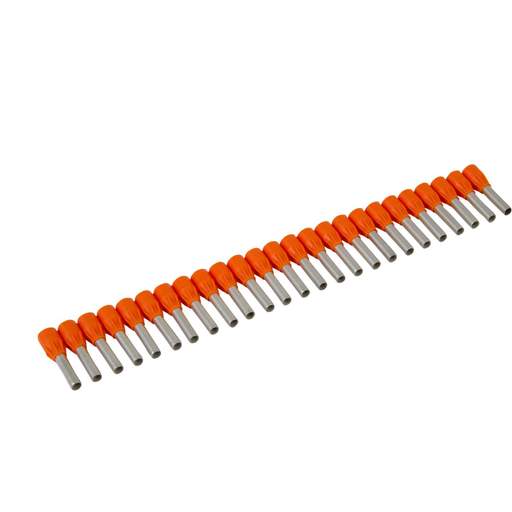 Legrand 4mm Single Ferrules in Strips Orange (Pack of 250