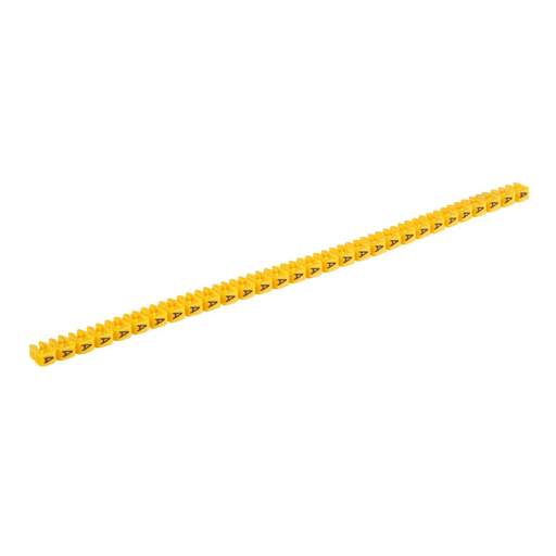 Legrand CAB 3® Cable Markers 0.5 to 1.5mm² Black on Yellow A (Pack of 300)