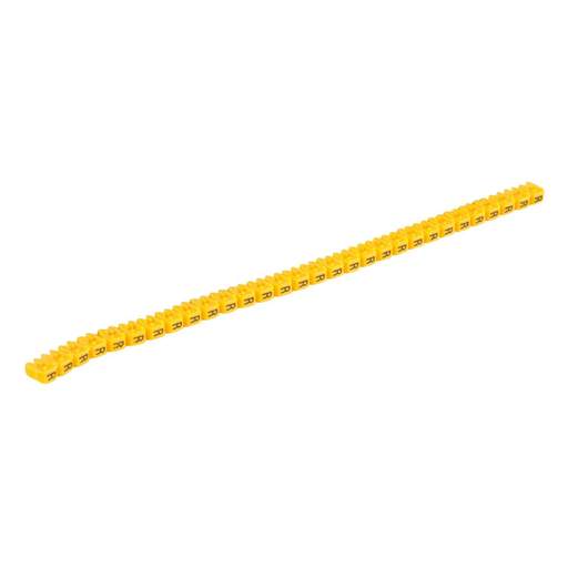Legrand CAB 3® Cable Markers 0.5 to 1.5mm² Black on Yellow R (Pack of 300)