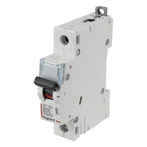 Legrand 50A Single Pole 6kA B Curve MCB