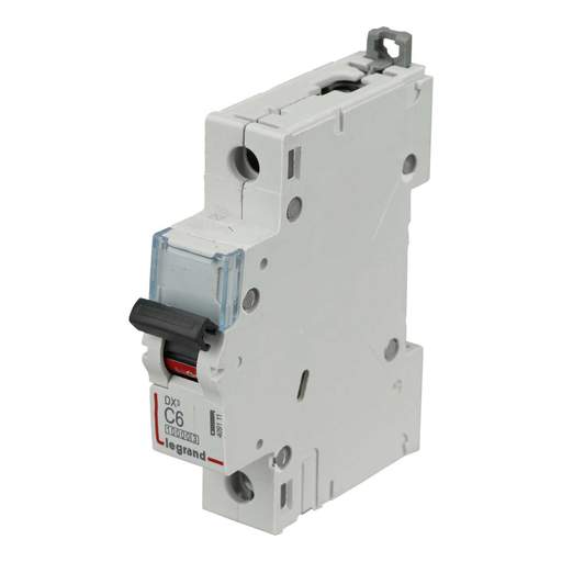 Legrand 6A Single Pole 16kA C Curve MCB