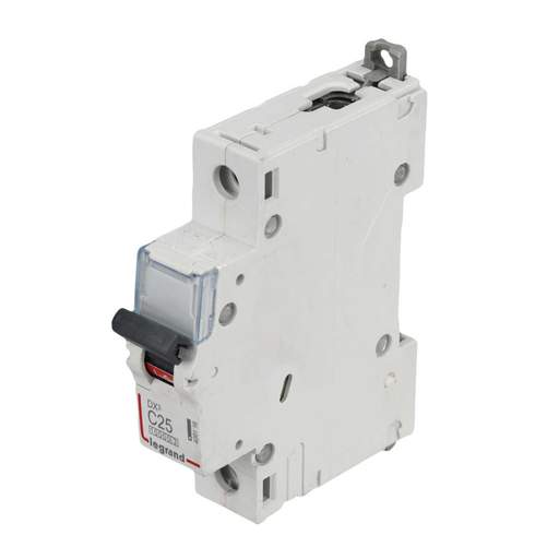 Legrand 25A Single Pole 16kA C Curve MCB