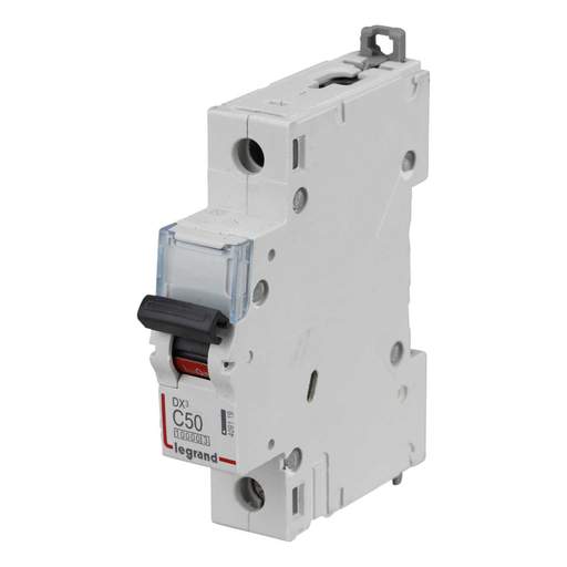 Legrand 50A Single Pole 16kA C Curve MCB