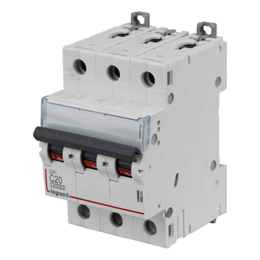 Legrand 20A Triple Pole 16kA C Curve MCB