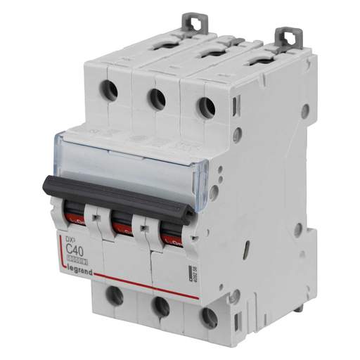 Legrand 40A Triple Pole 16kA C Curve MCB