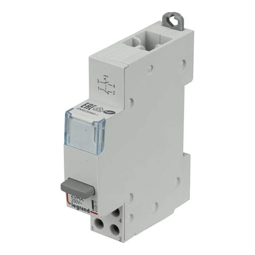 Legrand CX³ 20A 230V Pushbutton 1 NO + 1 NC