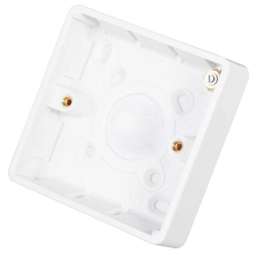 Legrand 1 Gang 16mm Pattress Back Box White