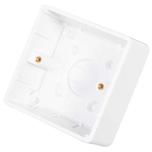 Legrand 1 Gang 35mm Pattress Back Box White